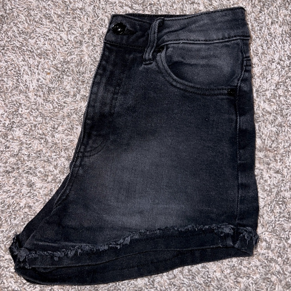 Kendall and Kylie Black Denim Shorts